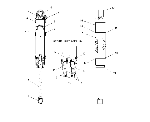SHOCK, REAR TRACK (FOX/7043177) - S07PP7FS/PP7FSA/PP7FE (49SNOWSHOCKREAR7043177)