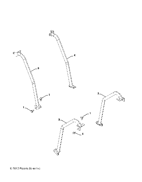 BODY, ROLLBAR and FOOTWELL TUBES - A14YN8EAJ/EAT (49MVROLLBAR14850WV)