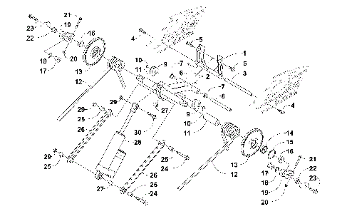 REAR SUSPENSION REAR ARM ASSEMBLY [103229]