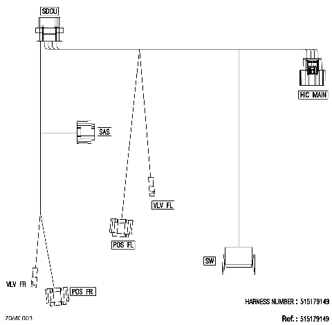 08- Electric - Suspension Wiring Harness - 515179149