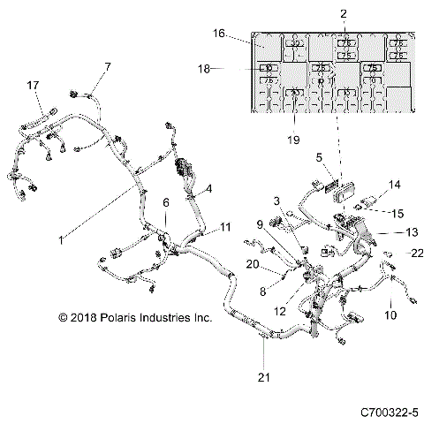 ELECTRICAL, WIRE HARNESS - Z20NAE92AL/AR (C700322-5)