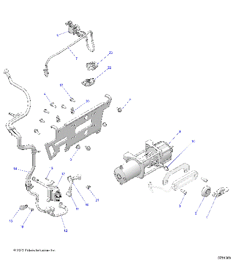 BODY, WINCH - R23RRS99PK (C731089)