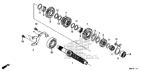TRANSMISSION (MAINSHAFT)