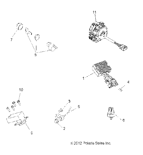 ELECTRICAL, SWITCHES and SENSORS and CONTROL MODULES - A13EA32FA (49ATVELECT13BOSSI)
