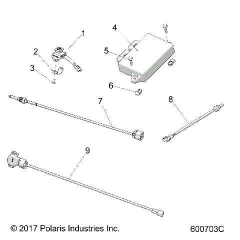 ELECTRICAL, SWITCHES, SENSORS and COMPONENTS 2 - S19FJB8/FJE8/FJP8 ALL OPTIONS (600703C