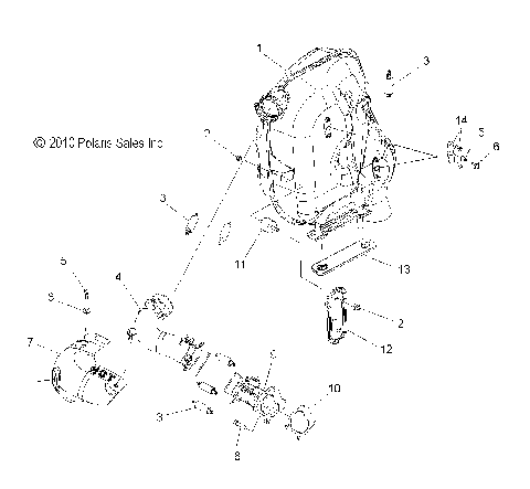 ENGINE, EXHAUST - S11PP7FSL (49SNOWEXHAUST11TRBOIQLX)