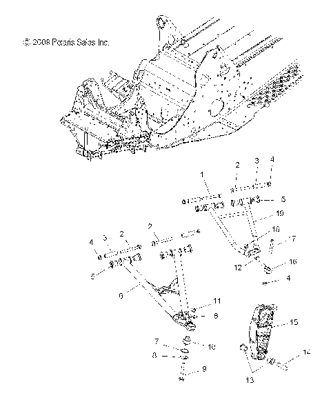 SUSPENSION, FRONT - S10PP8 ALL OPTIONS (49SNOWSUSPFRT10800DRGN)