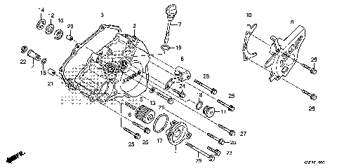 LEFT CRANKCASE COVER