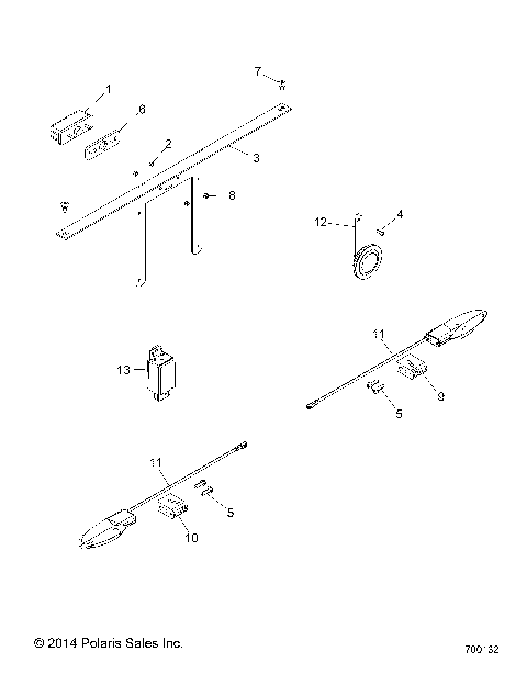 ELECTRICAL, LICENSE PLATE - R15RMA32FA (700132)