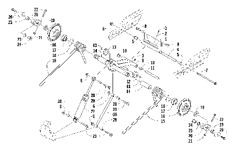 REAR SUSPENSION REAR ARM ASSEMBLY [89487]