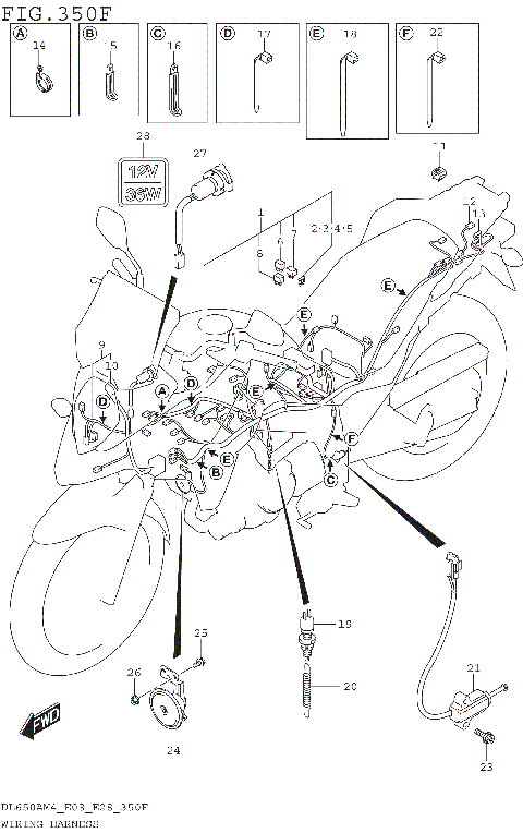 WIRING HARNESS (DL650XAM4 E33)