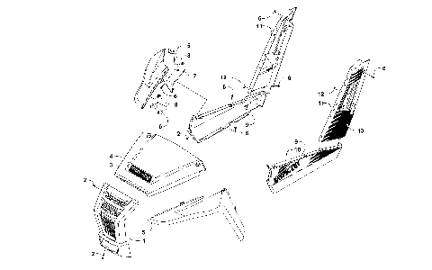 FRONT AND SIDE PANEL ASSEMBLIES [302238]