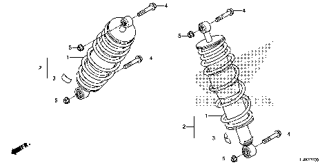 REAR SHOCK ABSORBER (1)