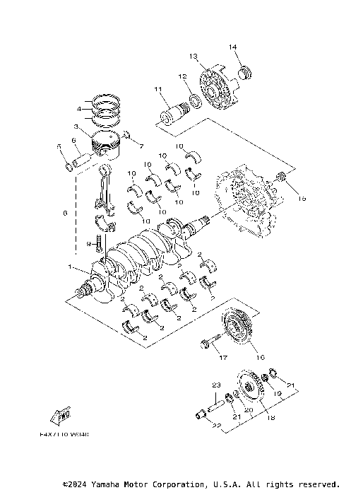 CRANKSHAFT PISTON