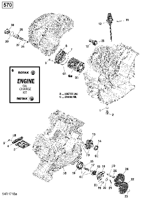 01- Rotax - Engine Lubrication - 570 EFI