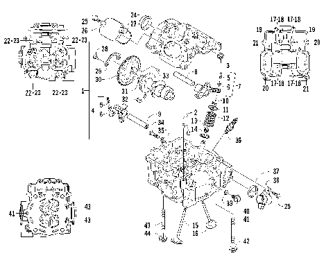 CYLINDER HEAD AND CAMSHAFT/VALVE ASSEMBLY [93652]