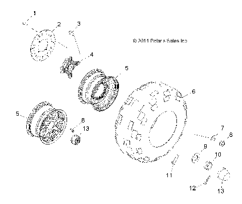 WHEELS, FRONT - R14RH76AA/76AC/7EAZ (49RGRWHEELFRT12500)