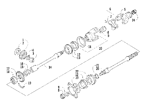 SECONDARY DRIVE ASSEMBLY [85683]