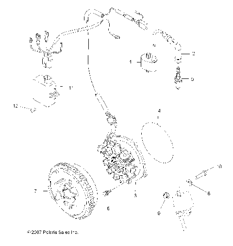ELECTRICAL, IGNITION SYSTEM - A13NA32FA (49ATVMAGNETO08TB)