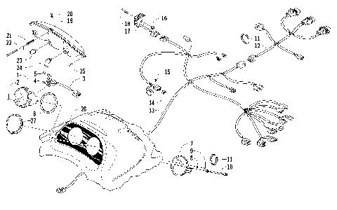 HEADLIGHT, INSTRUMENTS, AND WIRING ASSEMBLIES [87637]