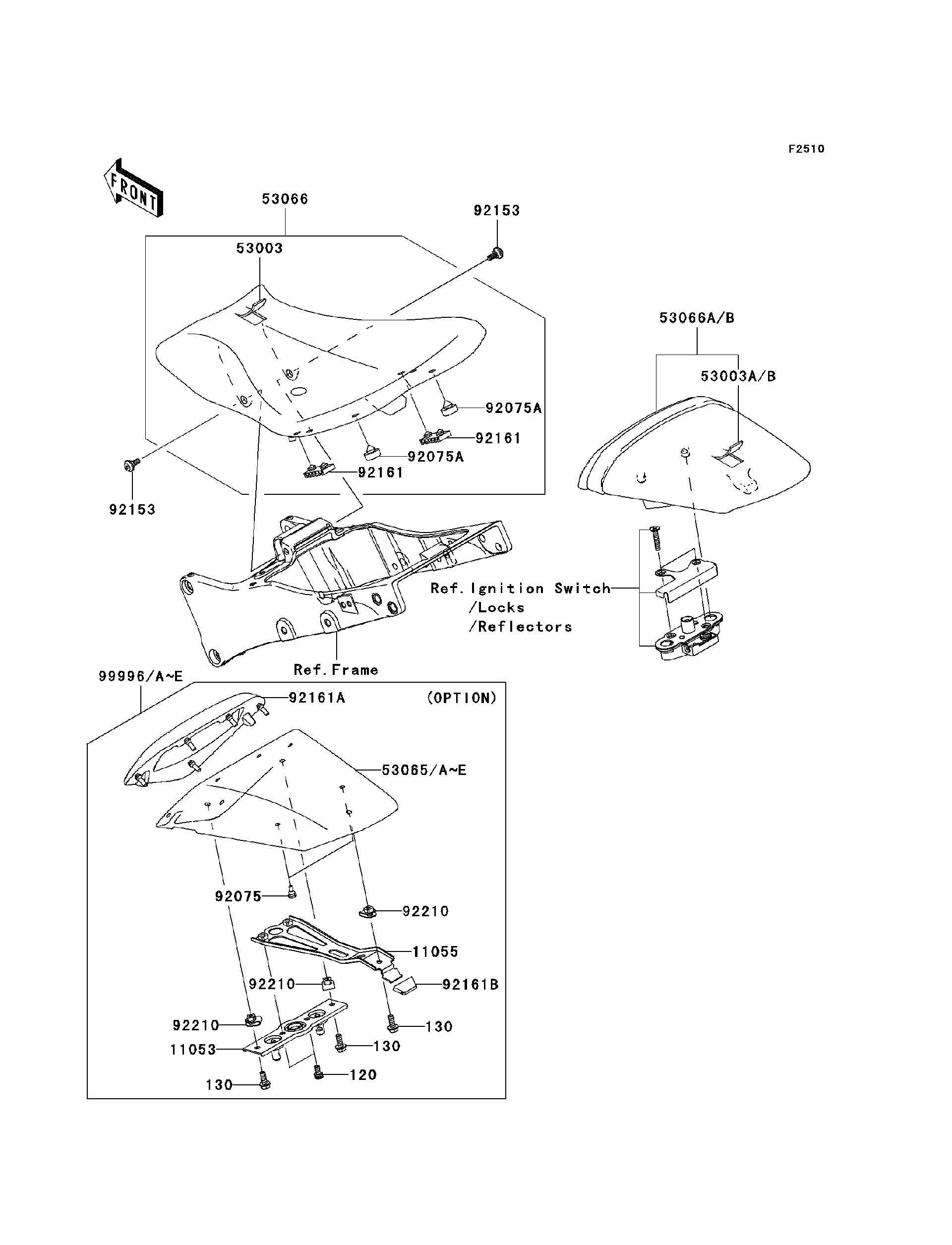 2009 Kawasaki Ninja ZX-10R Seat Motorcycles Parts Finder