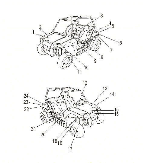 BODY, DECALS - Z18YAV17N2/N8 (A00074)