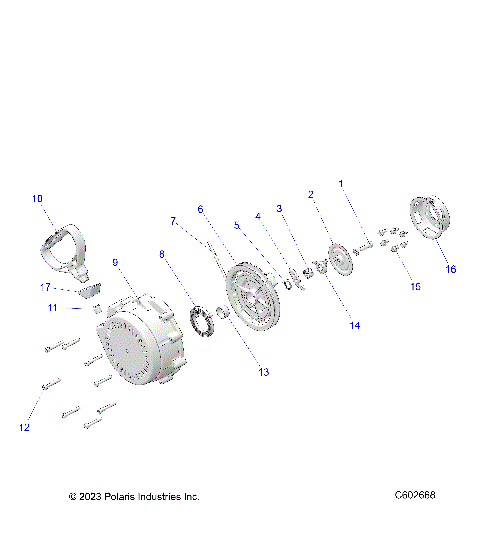 ENGINE, RECOIL STARTER - S24TDL6KSA (C602668)