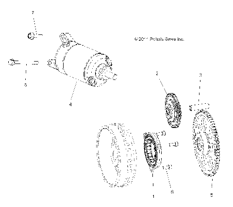 ENGINE, STARTER DRIVE - Z16VHA57A2/EAK/AS (49RGRSTARTINGMTR12RZR570)