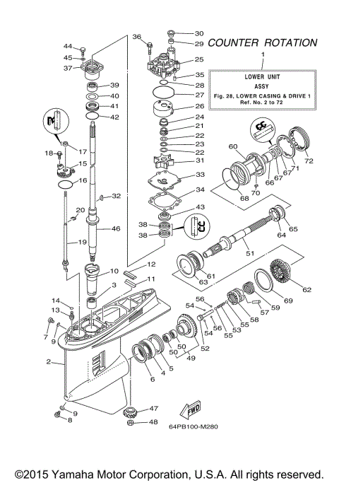 LOWER CASING DRIVE 3