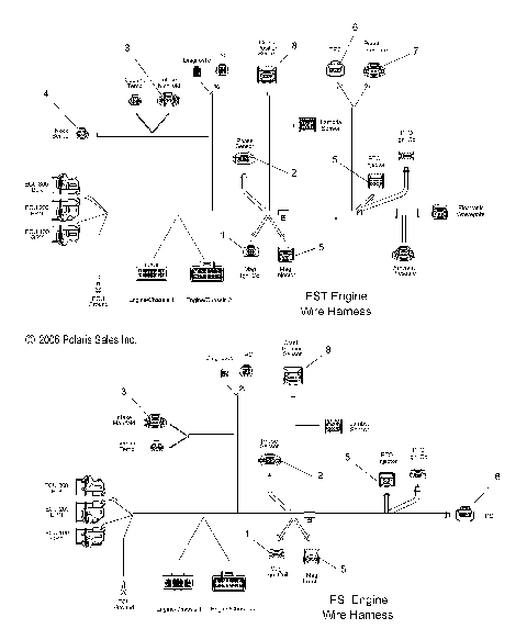 ENGINE WIRE HARNESS KIT - S07PT7ES/PT7EE/PT7FS/PT7FE (49SNOWHARNESSFSTOUR)