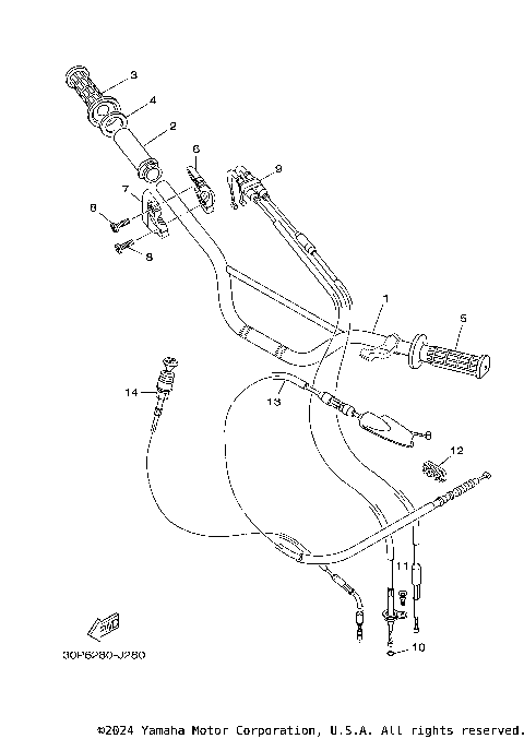 STEERING HANDLE CABLE