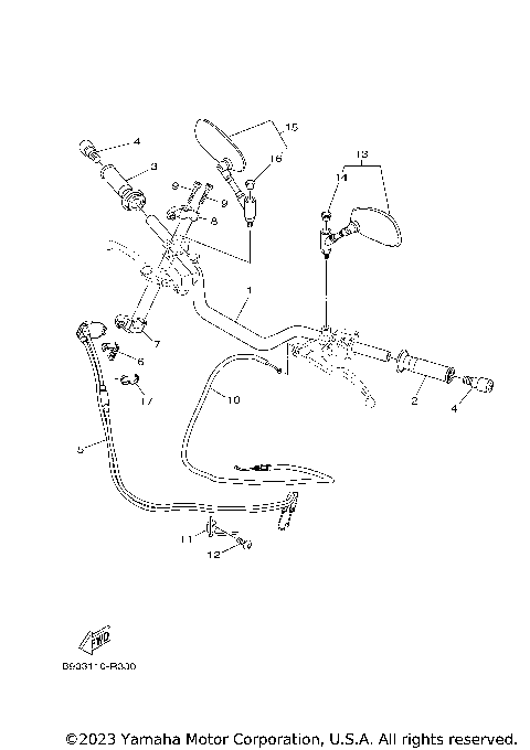 STEERING HANDLE CABLE