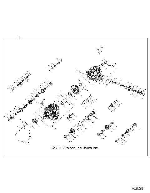 DRIVE TRAIN, MAIN GEARCASE INTERNALS - Z19VPE92AM/BM (702529)