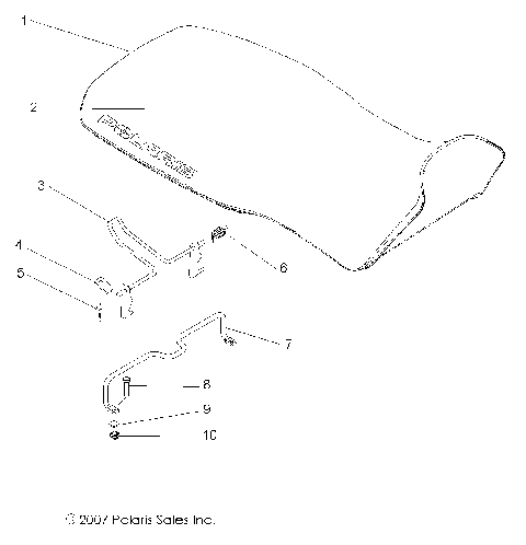 BODY, SEAT ASM. - A08CA32AA (49ATVSEAT08BOSS)
