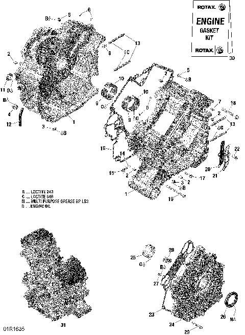 01- Crankcase - HD10