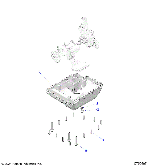 ENGINE, OIL SUMP COVER - Z25NEB99A4/B4 (C750507)