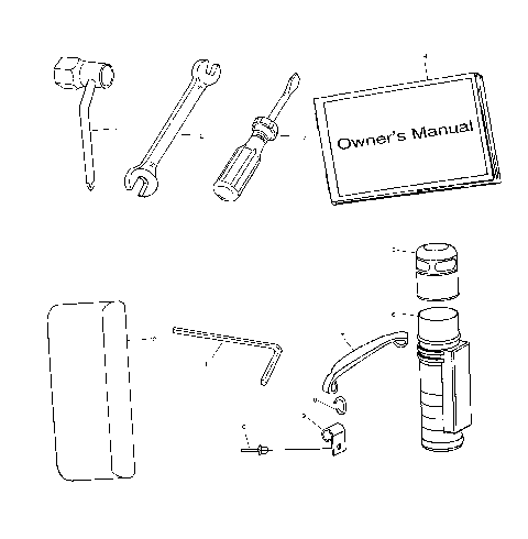 TOOL KIT - W025402D (4980948094B07)