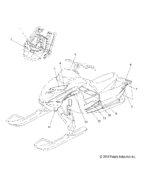BODY, DECALS - S15MX6JSA/JEA (49SNOWDECAL15600R)