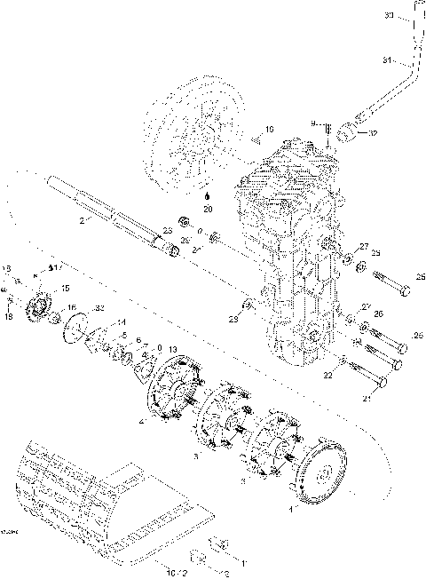 05- Drive Axle And Track