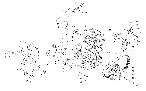 ENGINE AND RELATED PARTS [102787]