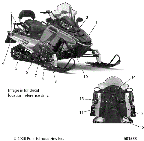 BODY, DECALS - S21CED5BSL/BSU/BEL (601533)