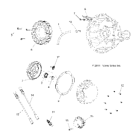 ELECTRICAL, IGNITION SYSTEM - A12DN8EFW (49ATVMAGNETO12SPTRGEPS850)