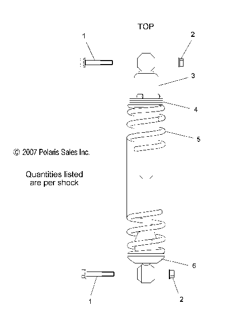 SUSPENSION, SHOCK, IFS - S12SU4BEL (49SNOWSHOCKIFS7041535)