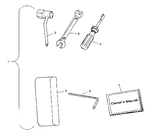 TOOL KIT SLTX B964590 and Intl. SLTX I964590 (4935783578B013)