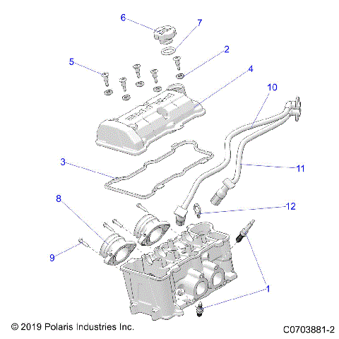 ENGINE, THROTTLE BODY and VALVE COVER - D21BBP99A4/B4/FP99A4 (C0703881-2)