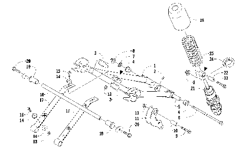 REAR SUSPENSION FRONT ARM ASSEMBLY [91773]