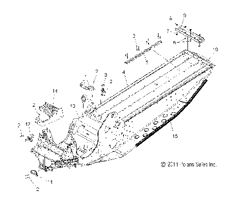 CHASSIS, ASM. - S12PB6HSA/HSL/HEA (49SNOWCHASSIS12600IQ)