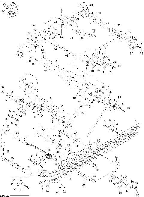 08- Rear Suspension SWT 550F