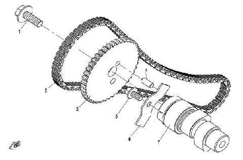 CAMSHAFT OF CYLINDER 1 ASSY