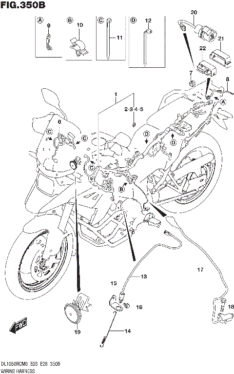 WIRING HARNESS (DL1050RQ)